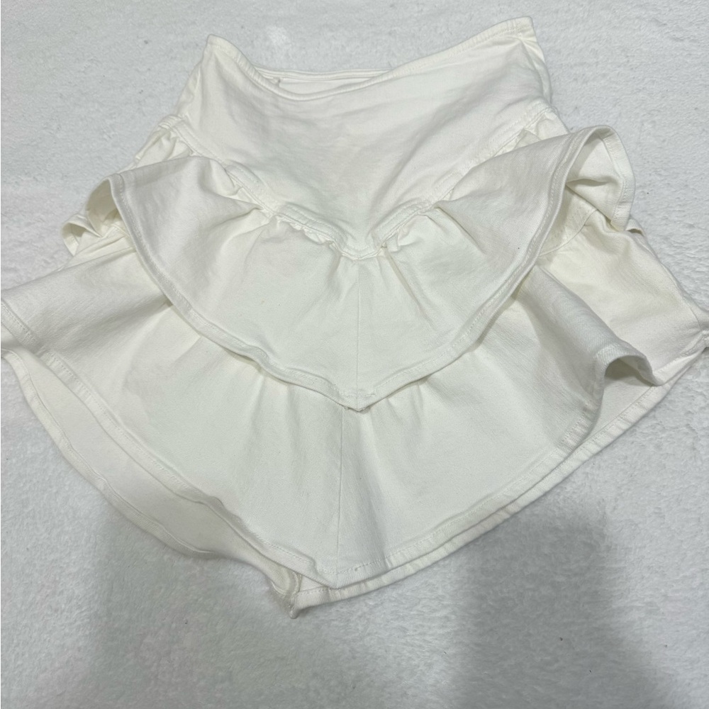 MOTHER The Ruffle Mini Skirt - Picture 2 of 9